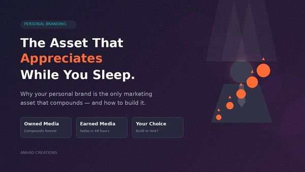 Personal Branding for Founders: The Asset That Appreciates While You Sleep